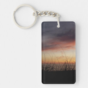 Lake Michigan Sunset Key Ring