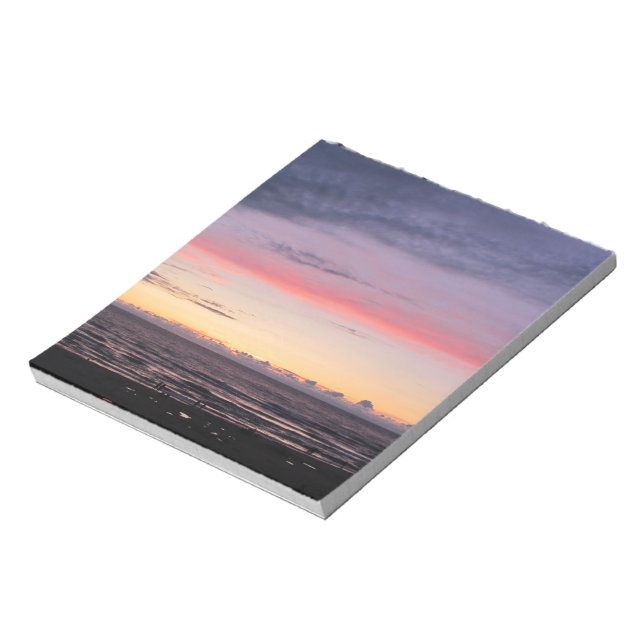 Lake Michigan Sunset Notepad (Rotated)
