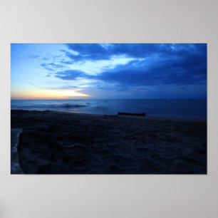 Lake Michigan Sunset, Van Buren State Park, MI Poster