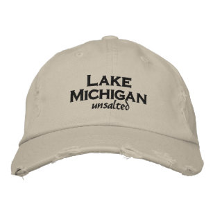LAKE MICHIGAN - unsalted Embroidered Hat