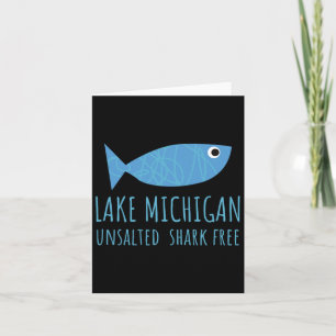 Lake Michigan Unsalted Shark Free Great Lakes Fish Card