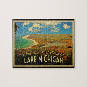 Lake Michigan Vintage Jigsaw Puzzle