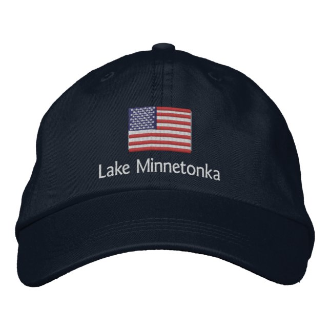 Lake Minnetonka American Flag Hat (Front)