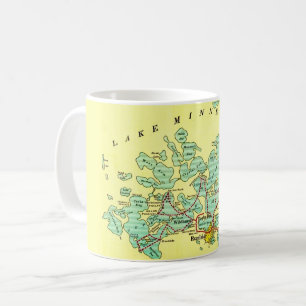 Lake Minnetonka Map Coffee Mug