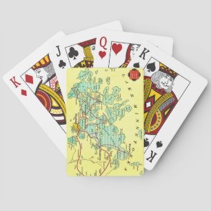 Lake Minnetonka Map Playing Cards