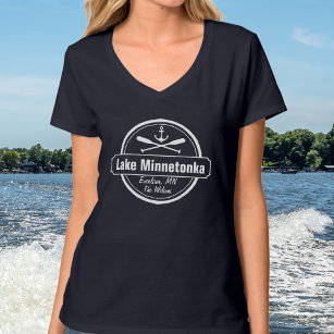 Lake Minnetonka Minnesota anchor town and name T-Shirt