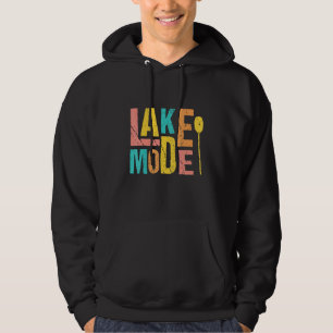 Lake Mode Boat Travel Lake Trip Vacation Summer La Hoodie