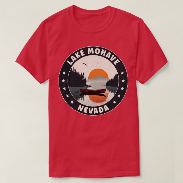 Lake Mohave Nevada Sunset T-Shirt (Design Front)
