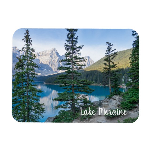 Lake Moraine in Banff Canada Magnet (Horizontal)