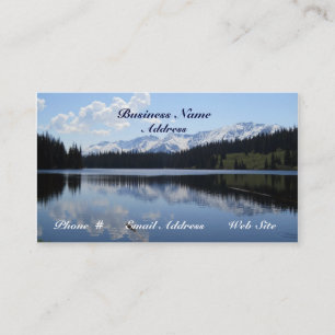 Lake Mountains Scenic Beauty Business Cards