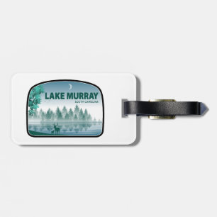 Lake Murray South Carolina Deer Luggage Tag