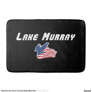 Lake Murray South Carolina Eagle Bath Mat