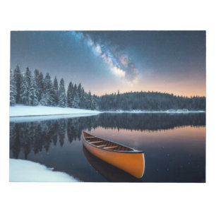 Lake Nature Outdoors Landscape Calm Peaceful Relax Notepad