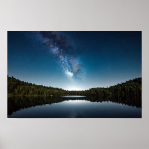 Lake Nature Outdoors Landscape Calm Peaceful Relax Poster