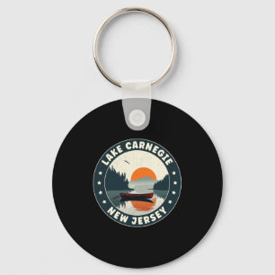 Lake Negie New Jersey Sunset T Shirt  Key Ring