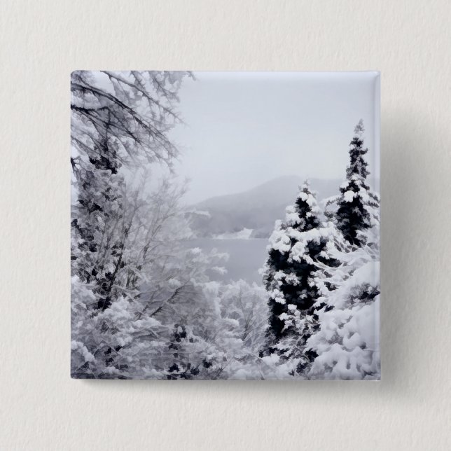 Lake Nojiri Button (Front)