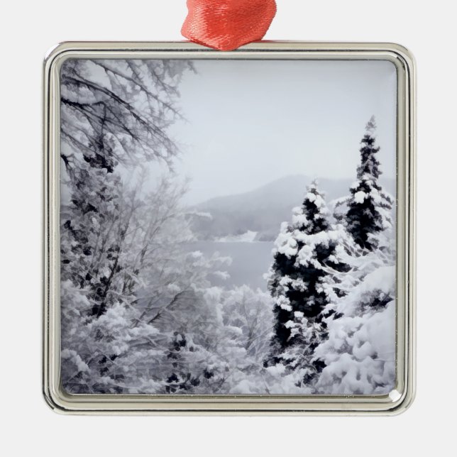 Lake Nojiri Ornament (Front)