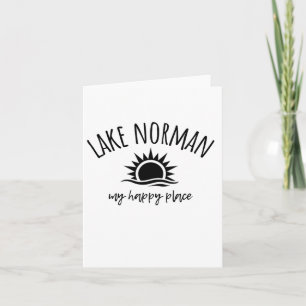 Lake Norman My Happy Place Nc Boating Fishing Camp Card
