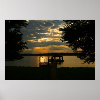 Lake Norman, NC Sunset Poster