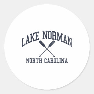 Lake Norman North Carolina  Classic Round Sticker