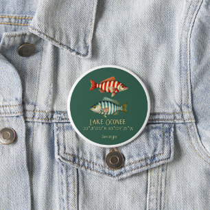 Lake Oconee Georgia souvenir 3 Cm Round Badge