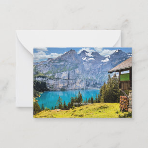 Lake Oeschinen, Switzerland Card