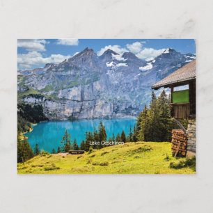 Lake Oeschinen, Switzerland Postcard