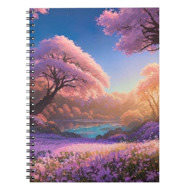 Lake of Azure Dreams Notebook (Front)