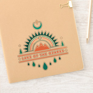 lake of the ozarks boho rainbow moon