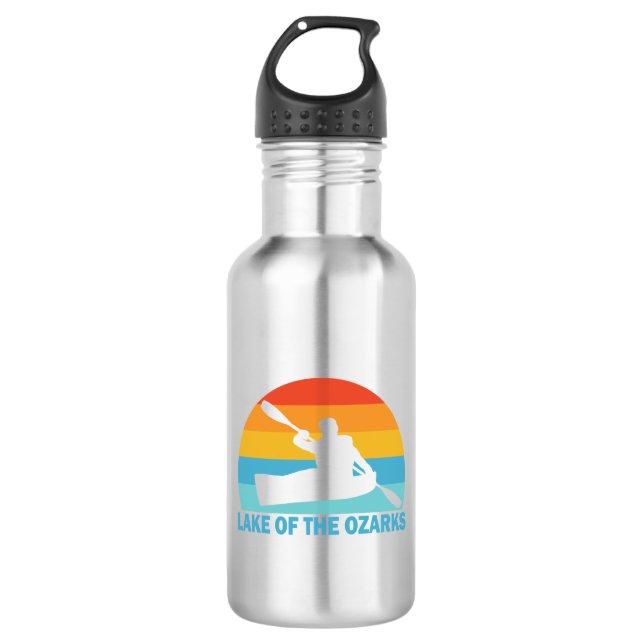 Lake Of The Ozarks Missouri Kayak 532 Ml Water Bottle (Front)