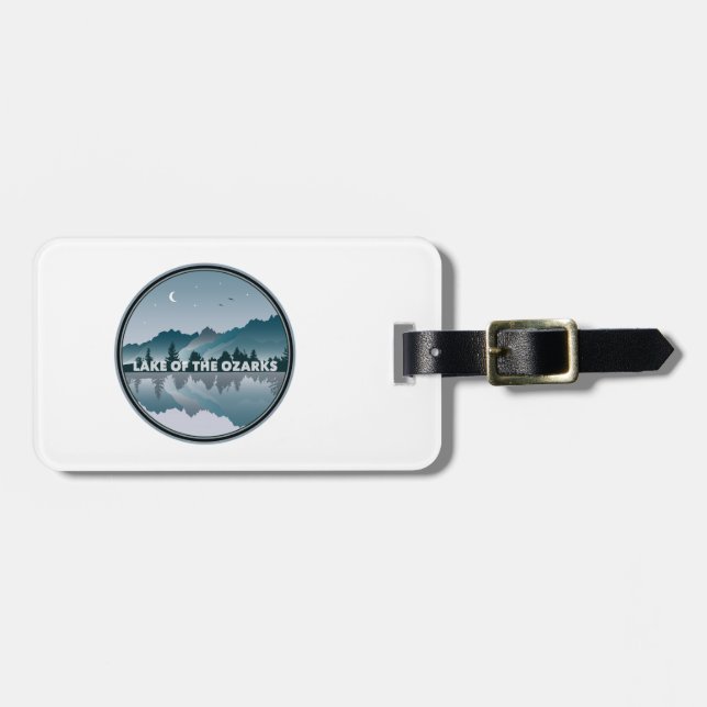 Lake Of The Ozarks Missouri Reflection Luggage Tag (Front Horizontal)