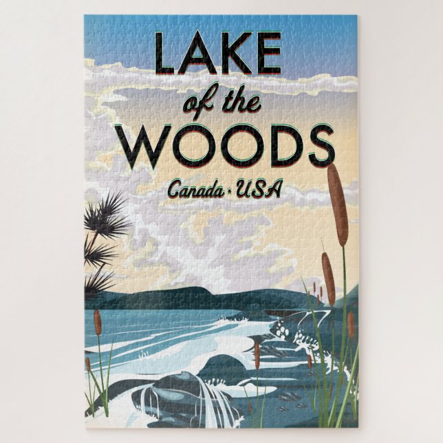 Lake of the Woods USA canada Jigsaw Puzzle (Vertical)