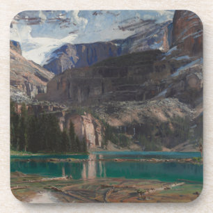 Lake O'Hara by John Singer Sargent, Victorian Art Coaster