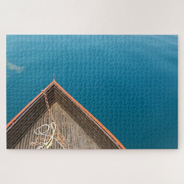 Lake Ohrid Boat Jigsaw Puzzle (Horizontal)