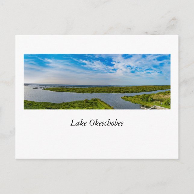 Lake Okeechobee Postcard (Front)