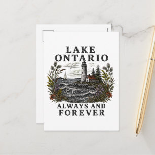 Lake Ontario Always And Forever Holiday Postcard