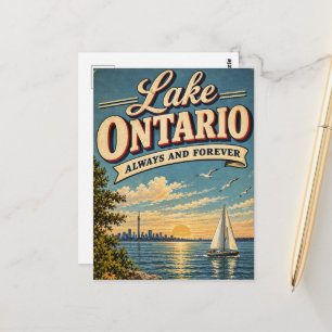 Lake Ontario Always And Forever Vintage Postcard