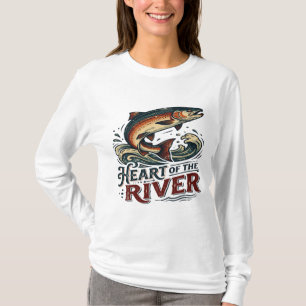 Lake Ontario Atlantic Salmon - Heart Of The River T-Shirt