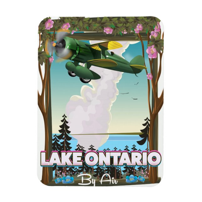 Lake Ontario North American flight poster Magnet (Vertical)