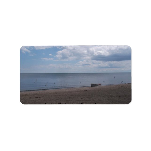 Lake Ontario Return Address Label (Front)