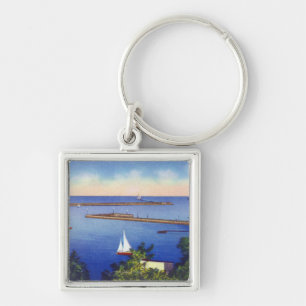 Lake Ontario View Key Ring