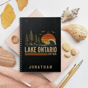 Lake Ontario Vintage Great Lakes Lake Life Notebook