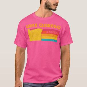 Lake Oswego Oregon Vintage Distressed Souvenir T-Shirt