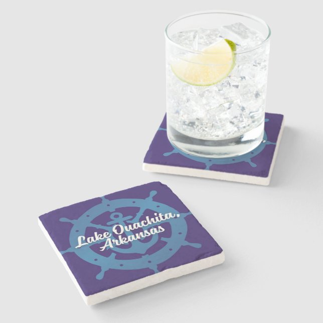Lake Ouachita, Arkansas Coaster (Side)