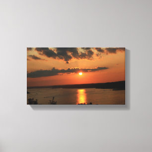 LAKE OZARK SUNSET CANVAS PRINT