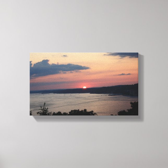 LAKE OZARK SUNSET CANVAS PRINT (Front)