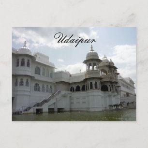 lake palace udaipur postcard