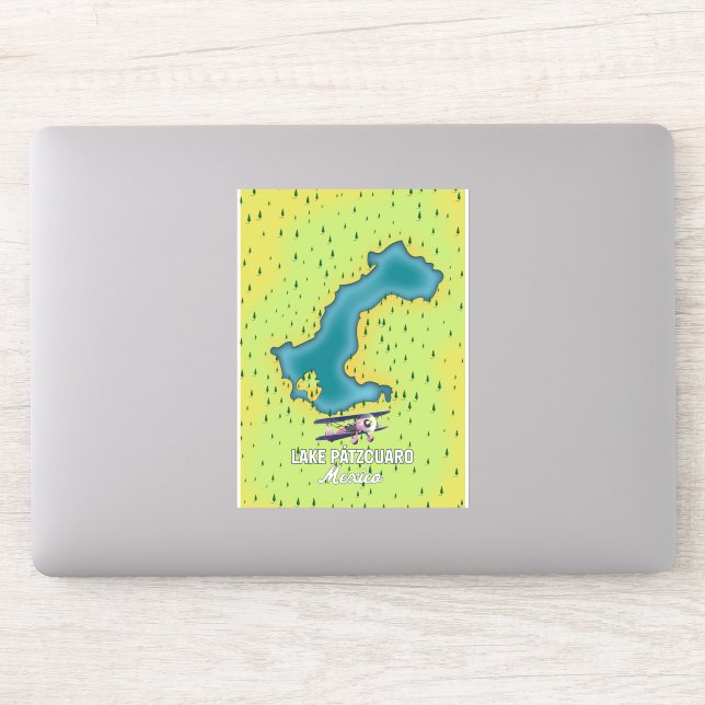 Lake Pátzcuaro Mexico Lake map (Computer)
