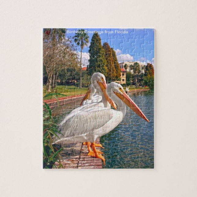 Lake Pelican Florida Jigsaw Puzzle (Vertical)