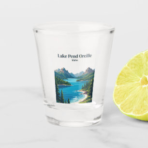 Lake Pend Oreille Idaho Shot Glass